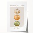Extra large rolled print of a fall-themed floral art, featuring warm amber and red tones, ideal for art wall dining room.
