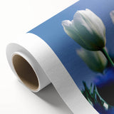Art deco poster depicting spring season in pastel shades on rolled canvas, ideal for nursery wall art.