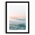 Extra large abstract art print featuring vibrant, textured colors on a black framed canvas, ideal for living room decor.