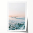 Extra large rolled canvas print featuring a floral design in pastel shades, ideal for art wall dining room.
