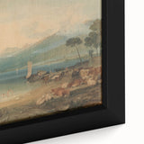 Classic Romantic Paintings: Lake Geneva and Mont Blanc