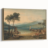 Classic Romantic Paintings: Lake Geneva and Mont Blanc
