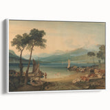 Classic Romantic Paintings: Lake Geneva and Mont Blanc
