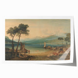 Classic Romantic Paintings: Lake Geneva and Mont Blanc