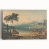 Classic Romantic Paintings: Lake Geneva and Mont Blanc