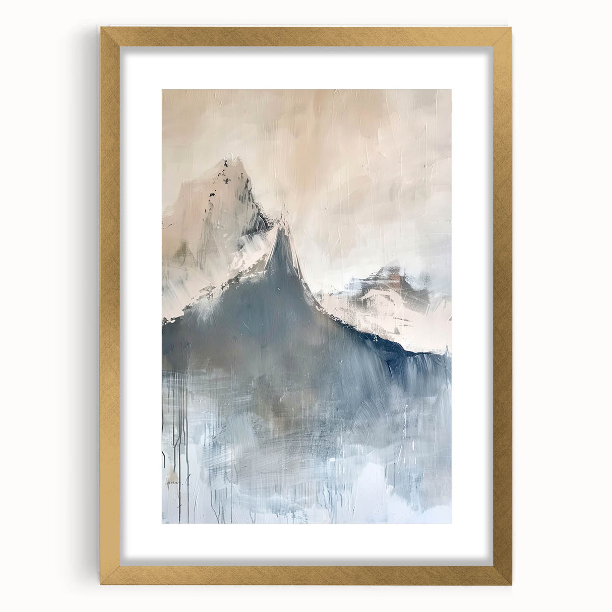 Framed and Canvas Dining Room Art - Serene Mountain Landscape