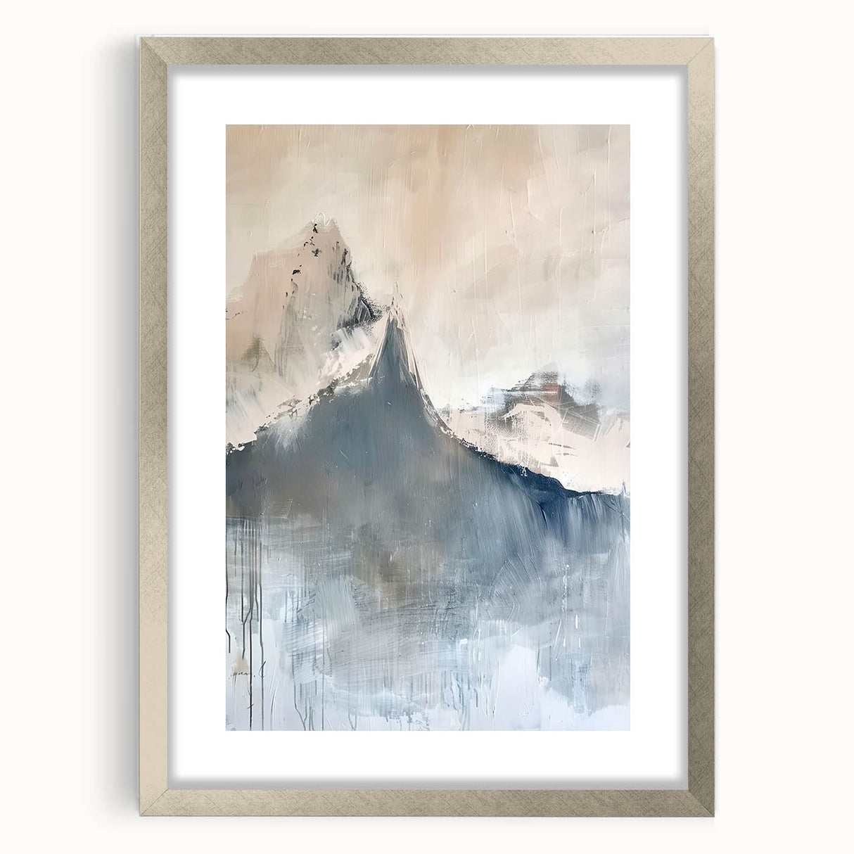 Framed and Canvas Dining Room Art - Serene Mountain Landscape