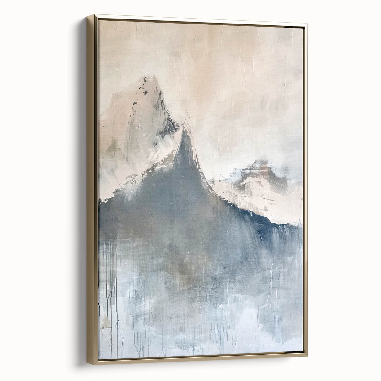 Framed and Canvas Dining Room Art - Serene Mountain Landscape