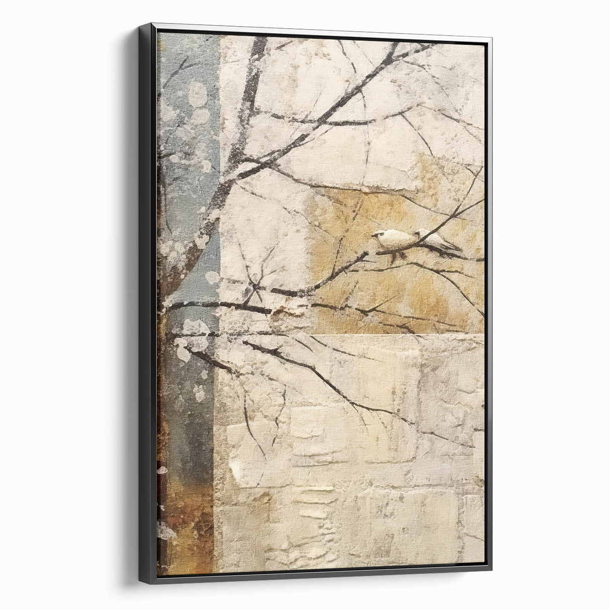 Minimalist Bird Living Room Wall Art - Modern Canvas Print