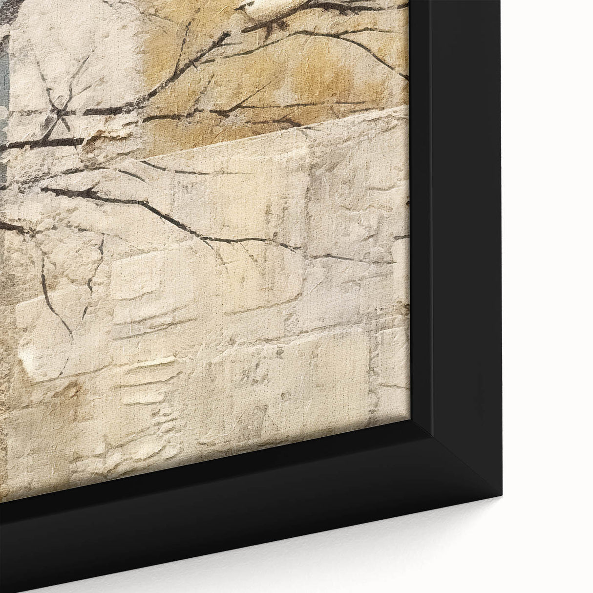 Minimalist Bird Living Room Wall Art - Modern Canvas Print