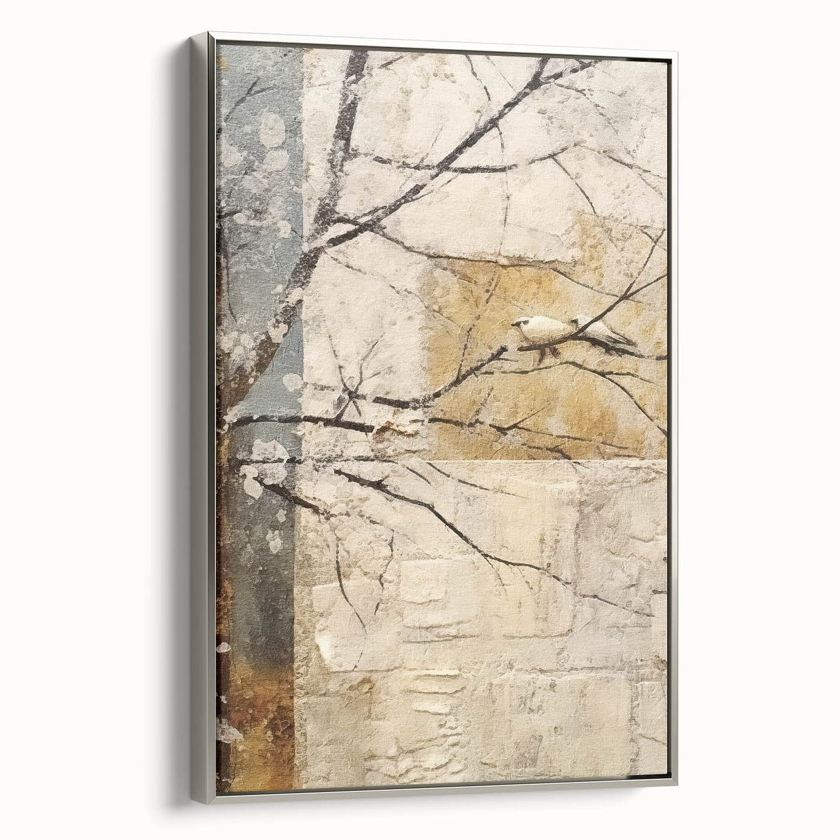 Minimalist Bird Living Room Wall Art - Modern Canvas Print
