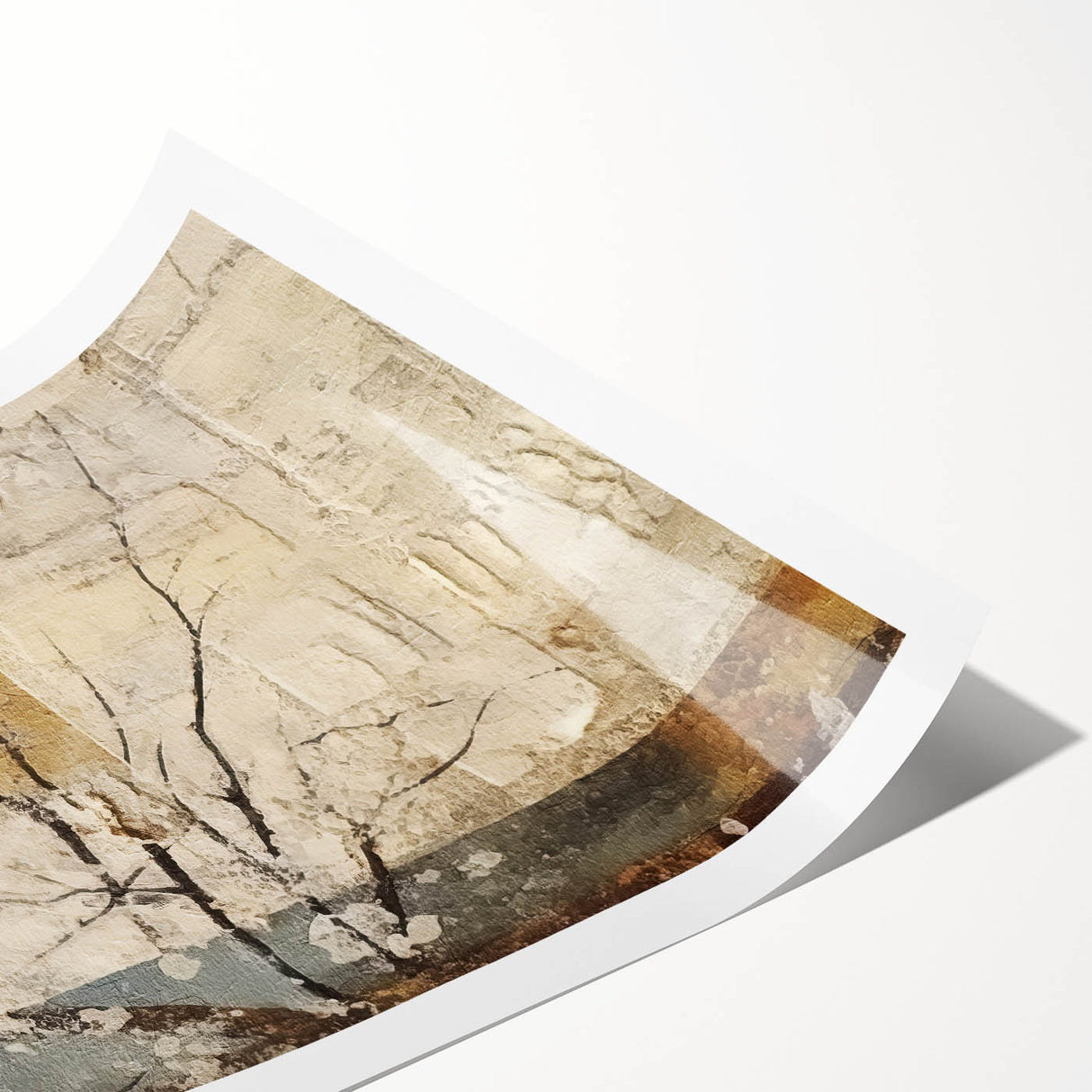 Minimalist Bird Living Room Wall Art - Modern Canvas Print