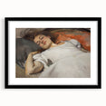 Black abstract figurative picture frame with a white mat, showcasing a modern art piece, perfect for contemporary home decor and artistic displays.