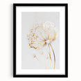Abstract floral art frame with a black mat, showcasing vibrant colors and intricate designs, ideal for modern home decor or gallery display.
