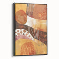 Black and white landscape painting on framed canvas featuring a vintage poster style, ideal for bedroom wall decor.