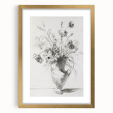 Abstract floral frame with a gold mat, showcasing vibrant colors and intricate patterns, perfect for modern home decor and art enthusiasts.