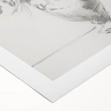 Vibrant rolled canvas showcasing an abstract floral design in soft pastels, elegantly packaged in a protective cardboard tube for art enthusiasts. Perfect for contemporary home decor.