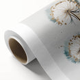 Abstract floral design rolled canvas featuring vibrant colors and intricate patterns, showcasing a modern artistic interpretation of flowers, ideal for contemporary home decor.