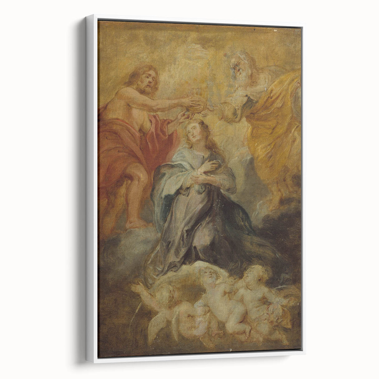 Baroque and Rococo Wall Art - The Coronation of the Virgin - Print
