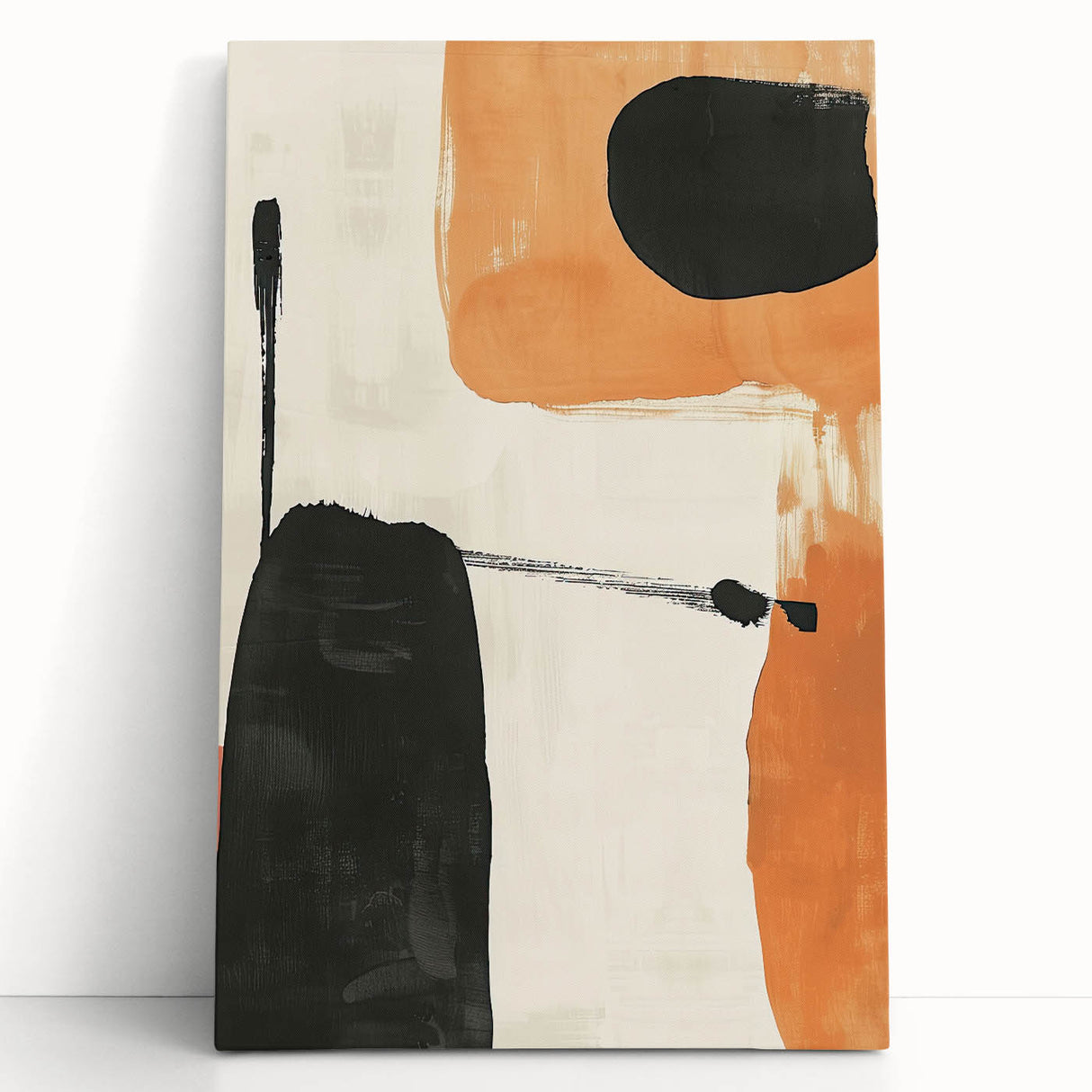 Custom Dining Room Wall Decor - Abstract Minimalist Painting