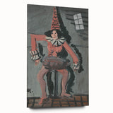 Expressionist Art - Unique Abstract Expressionism Pierrot Wall Decor