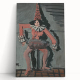 Expressionist Art - Unique Abstract Expressionism Pierrot Wall Decor