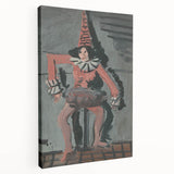 Expressionist Art - Unique Abstract Expressionism Pierrot Wall Decor