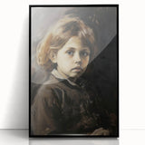 Framed abstract figurative artwork in black acrylic featuring fluid shapes and dynamic lines, perfect for modern home decor or artistic spaces.