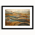 Extra large abstract art print featuring textured autumn hues on canvas, ideal for living room decor.