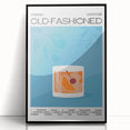 Large abstract wall art featuring bold geometric shapes in black and white, framed in acrylic.