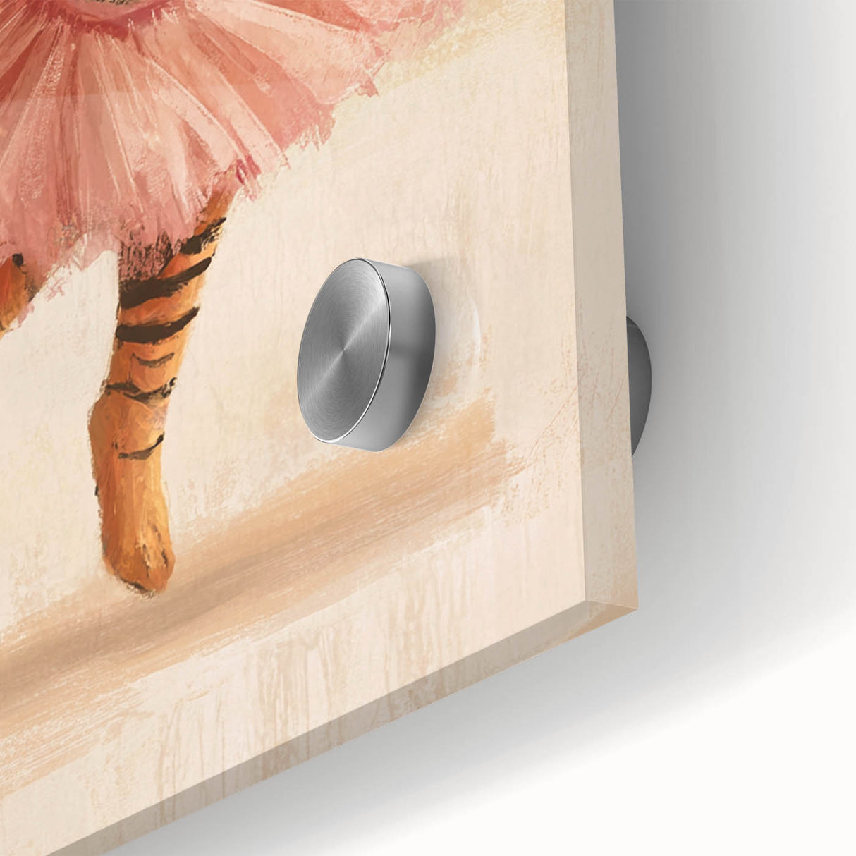 Graceful Ballerina Tiger Wall Art - Girls Room & Nursery Decor
