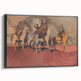 Expressionist Art - Riders on Horses Abstract Expressionism Wall Art