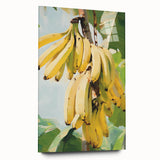 Large abstract wall art of vibrant fruits on acrylic glass, suitable for bedroom or dining room decor.