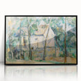 Impressionist Landscape Wall Art - House and Trees by Cézanne Print