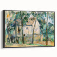 Impressionist Landscape Wall Art - House and Trees by Cézanne Print
