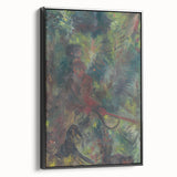 Expressionist Art - Poachers Abstract Expressionism Wildlife Wall Art