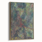 Expressionist Art - Poachers Abstract Expressionism Wildlife Wall Art