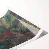 Expressionist Art - Poachers Abstract Expressionism Wildlife Wall Art