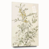 Abstract floral acrylic wall art displayed in a sleek glass frame, showcasing vibrant colors and intricate details, perfect for modern home decor.
