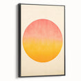 Framed abstract minimalist wall art canvas featuring a sleek black design, displayed in a side view, ideal for modern home decor. Perfect for enhancing contemporary interiors.