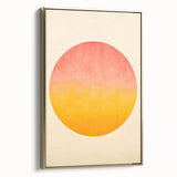 Abstract minimalist wall art in a gold frame, showcasing a sleek design with subtle textures, perfect for modern decor. Ideal for enhancing contemporary living spaces.