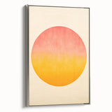 Framed minimalist wall art featuring an abstract design in shades of silver, displayed at a side angle to highlight its sleek profile and modern aesthetic. Perfect for contemporary decor.