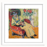 Expressionist Art - Portrait of Dodo Abstract Expressionism Wall Art