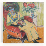 Expressionist Art - Portrait of Dodo Abstract Expressionism Wall Art