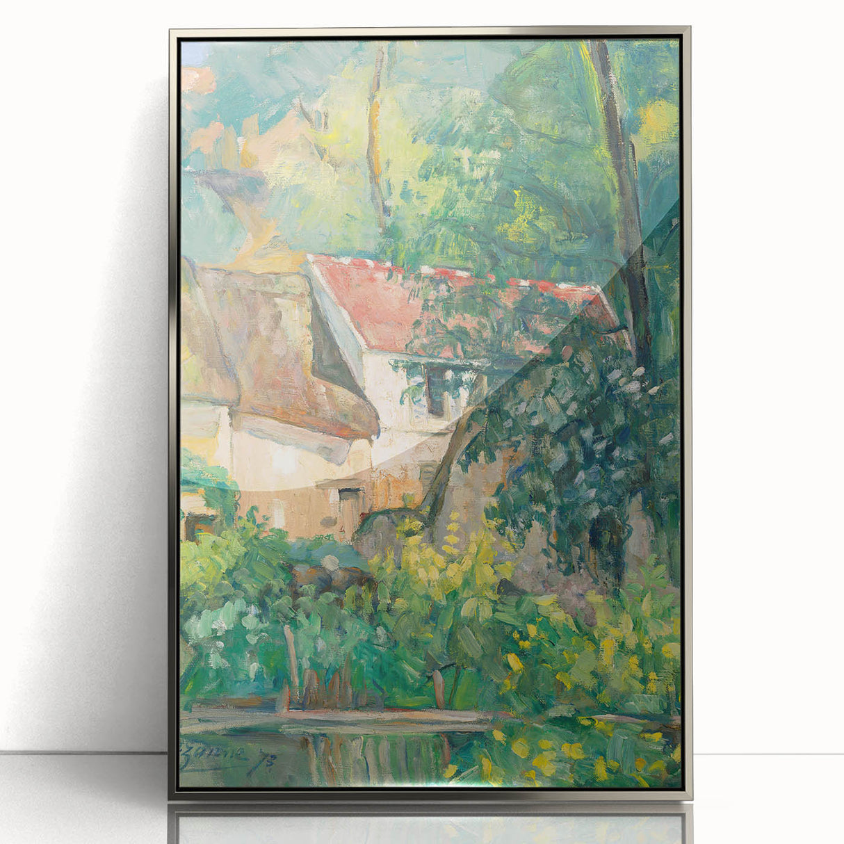 Impressionist Landscape Wall Art - Cézanne's House of Père Lacroix Print