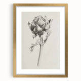 Abstract floral artwork framed in gold, showcasing vivid colors and intricate details, perfect for elegant home decor. Ideal for modern interiors.