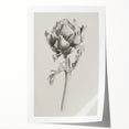 Vibrant abstract floral rolled canvas print showcasing an intricate design with bold colors on a textured surface, ideal for home decor and art enthusiasts.