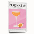Large abstract wall art on acrylic glass depicting assorted beverages in muted earth tones, ideal for dining room decor.