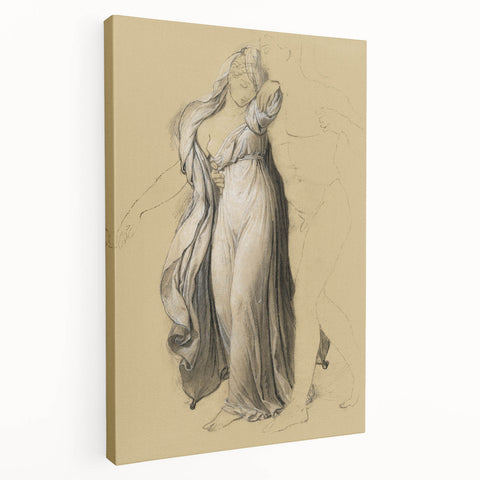Neoclassical Art Print: Castor & Pollux Freeing Helen - Classical Study Art