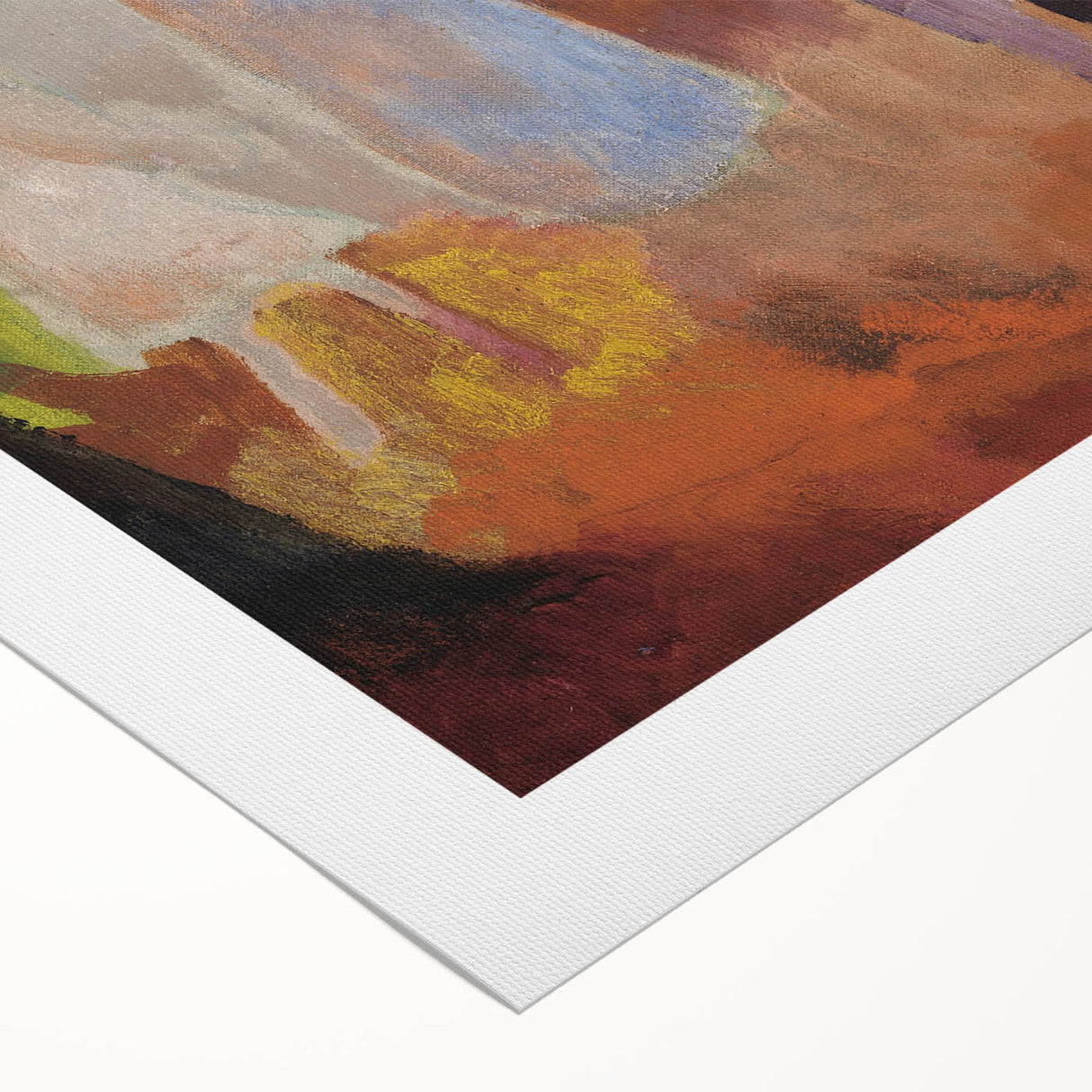 Expressionist Nature Scene – Vibrant Abstract People Canvas Wall Art